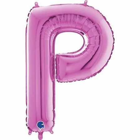 字母P桃粉