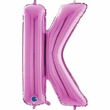 字母K桃粉