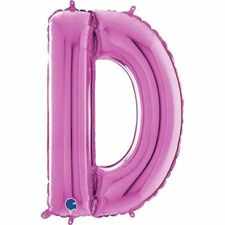字母D桃粉