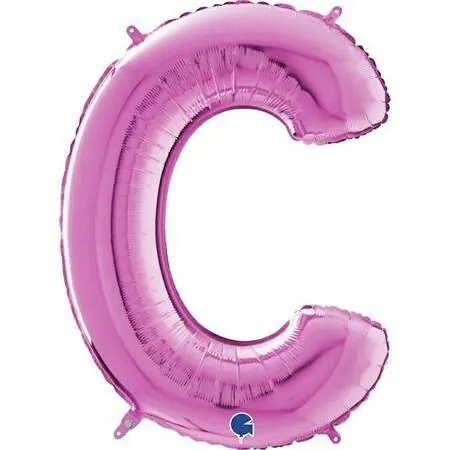 字母C桃粉